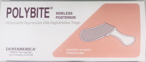 Polybite Sideless Posterior Bite Registration Tray